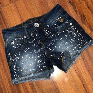 Bedazzled Jean shorts